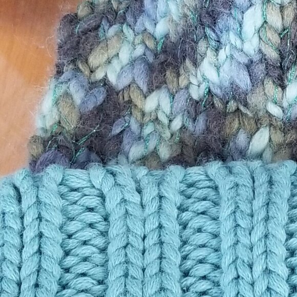 Vintage Gap Wool Blend Hat Knit Toque Y2K Square Chunky Size M/L With Tags - Picture 10 of 10